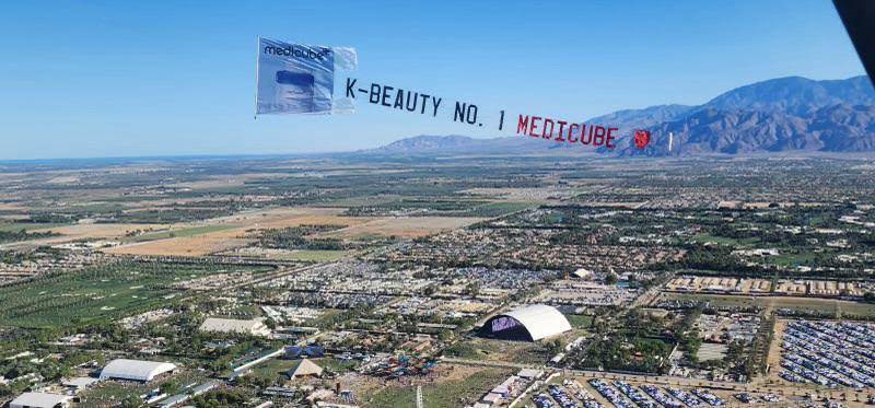 Coachella — MEDICUBE Aerial Campaign